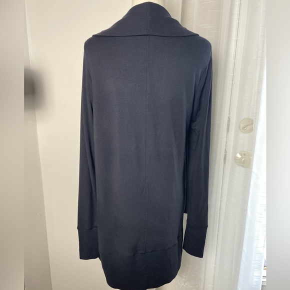 Athleta Pranayama Restore Wrap Cardigan Nirvana Modal in Black Size Small - Picture 7 of 11